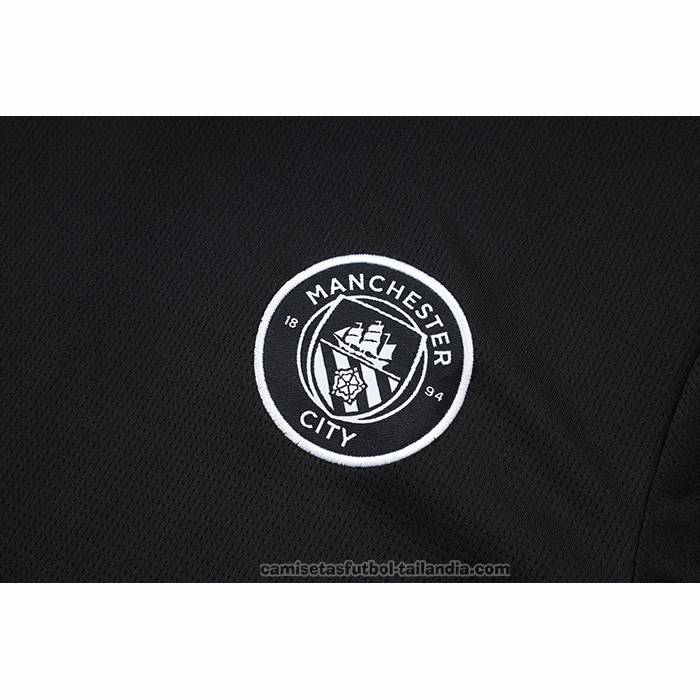 Chandal del Manchester City Manga Corta 25/26 Negro - Pantalon Corto